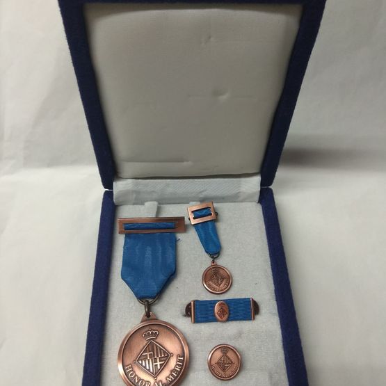 Medalla condecoració encunyada